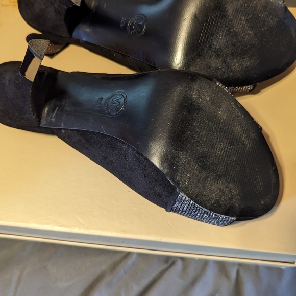 MICHAEL KORS LADIES SLINGBACK RHINESTONE HEELS - Picture 7 of 7